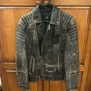 Harley Davidson distressed Leather jacket NWOT